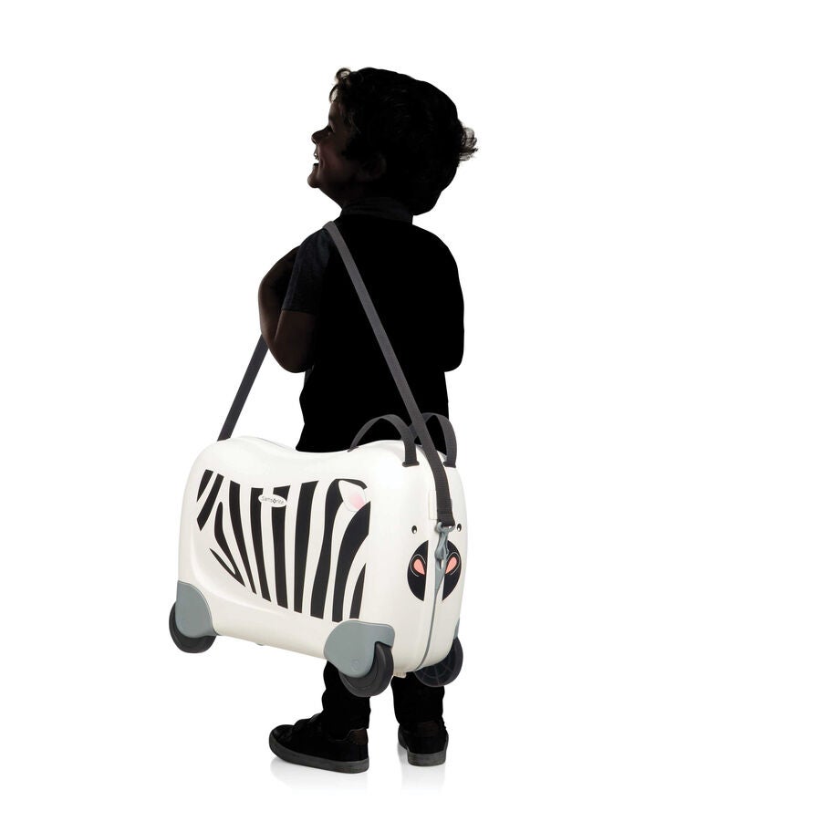 Samsonite Dream Rider Ride-On Suitcase in the color Zebra. image number 6